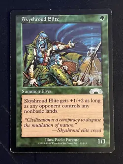 1x Skyshroud Elite (123) Exodus MP MTG Magic the Gathering x1 MKE - Image 1