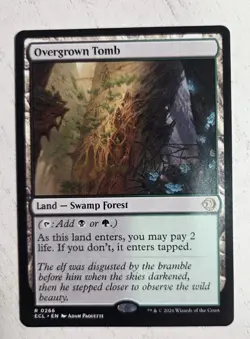 Overgrown Tomb NM Lorwyn Eclipsed MTG NM - Image 1