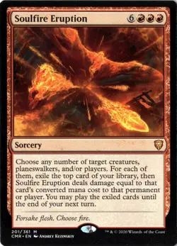 Soulfire Eruption NM/M* Commander Legends 201/361 mtg -UnltdCards - Image 1