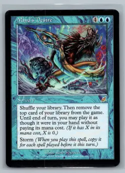 MTG Mind's Desire Scourge LP - Image 1