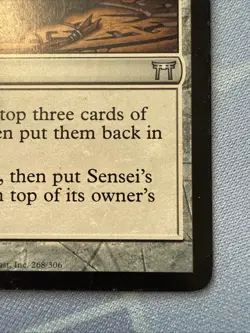 Sensei’s Divining Top 268/306 Champions Of Kamigawa Magic The Gathering 2004 - Image 4