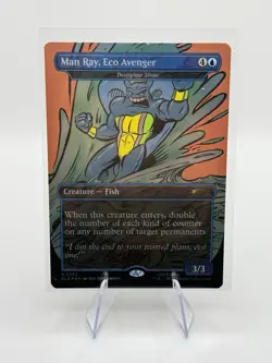 Man Ray, Eco Avenger - Deepglow Skate Secret Lair Drop Foil MTG Near Mint - Image 1