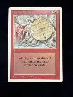 MTG Wheel of Fortune Revised LP+ Vintage Reserved List Magic The Gathering 1994 - Image 1