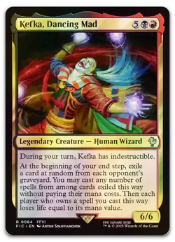 Kefka, Dancing Mad (Surge Foil) #84 (NM) Final Fantasy FIC Magic MTG - Image 1