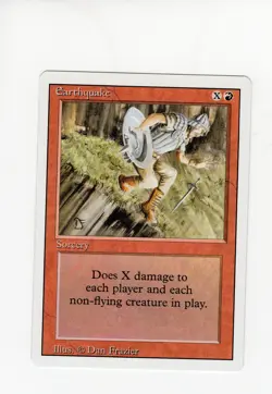 Earthquake Revised NM MTG Magic the Gathering b - Image 1