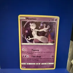 Pokemon Mewtwo - Crown Zenith Holo Rare 059/159 Basic 130 HP 2023 TCG - Image 1