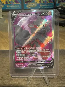 Hisuian Arcanine V 179/195 Full Art Silver Tempest NM Pokemon Card - Image 1