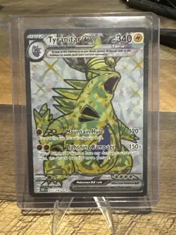 Tyranitar ex 211/197 Gold Secret Rare Obsidian Flames Pokemon NM - Image 1
