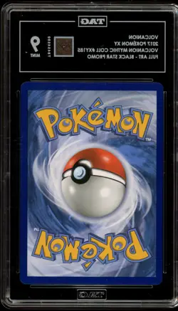 Pokemon Volcanion Mythical Coll. Black Star Full Art Promo XY185 TAG 9 Mint - Image 2