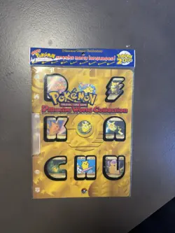 Pokemon Pikachu World Collection 2000 Sealed Folder WOTC 9 Language Set Vintage - Image 1