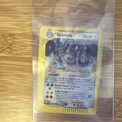 Pokemon TCG Aquapolis Nidoking 150/147 Secret Rare Holo Card English - Image 1