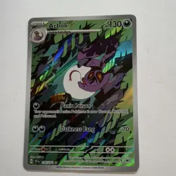 Pokemon Arbok 176/162 SV05 Temporal Forces Illustration Rare Holo 2024 130 HP - Image 1
