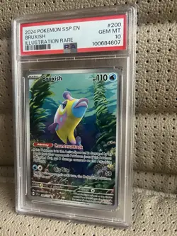 2024 POKEMON SSP EN-SURGING SPARKS ILLUSTRATION RARE #200 BRUXISH PSA 10 - Image 3