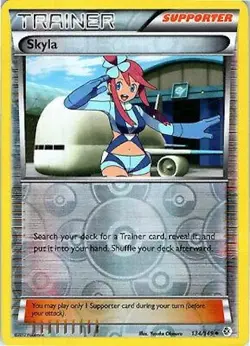 Pokemon TCG - Skyla - 134/149 - Reverse Holo - Boundaries Crossed [Near Mint] - Image 1