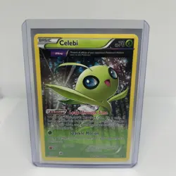 Celebi XY93 Pokemon TCG XY Black Star Promo Rare Full Art Holo Card EXC/VLP - Image 1