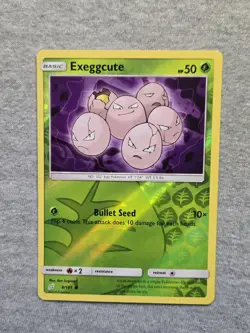 Exeggcute 8/181 Reverse Holo Team Up Pokemon Card - Image 1