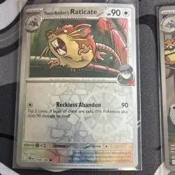 Pokemon TCG Team Rocket Raticate lot of 2 - Image 2