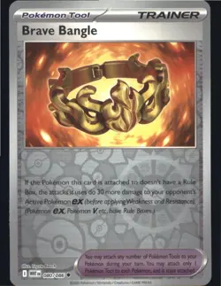 Brave Bangle 080/086 Uncommon White Flare Pokemon Reverse Holo Near Mint - Image 1