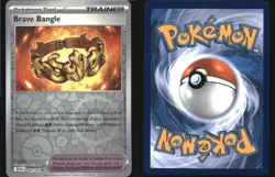 Brave Bangle 080/086 Uncommon White Flare Pokemon Reverse Holo Near Mint - Image 3