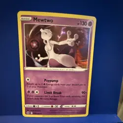 Pokemon Mewtwo 059/159 Crown Zenith Holo Rare 130 HP English TCG Card - Image 1