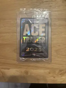 2025 Pokemon Mega Evolution Promo Celebratory Fanfare Ace Trainer #028 SEALED - Image 2