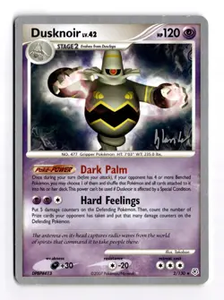 Dusknoir 2/130 World Championships 2008 Non Holo Pokemon Card TCG LP - Image 1