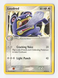 Loudred 39/101 Uncommon Regular Hidden Legends Vintage Pokemon Card NM - Image 1