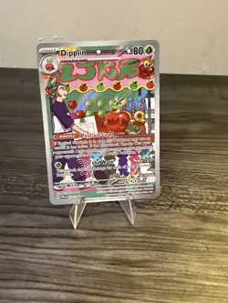 Pokemon TCG Dipplin Scarlet & Violet Twilight Masquerade Holo Card 170/167 - Image 1