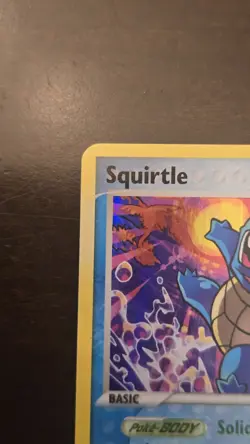 Squirtle 64/100 Reverse Holo Pokemon EX Crystal Guardians - NM - Image 2