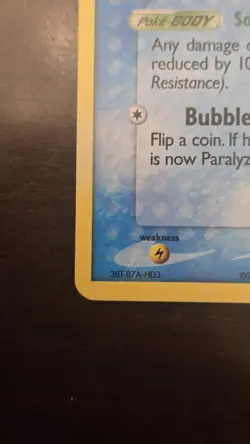 Squirtle 64/100 Reverse Holo Pokemon EX Crystal Guardians - NM - Image 4