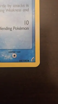 Squirtle 64/100 Reverse Holo Pokemon EX Crystal Guardians - NM - Image 5