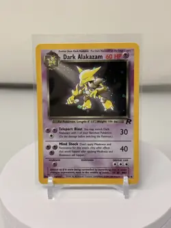 Pokemon Dark Alakazam 1st Edition Holo WOTC 2000 Team Rocket 1/82 LP-NM - Image 1