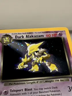 Pokemon Dark Alakazam 1st Edition Holo WOTC 2000 Team Rocket 1/82 LP-NM - Image 2
