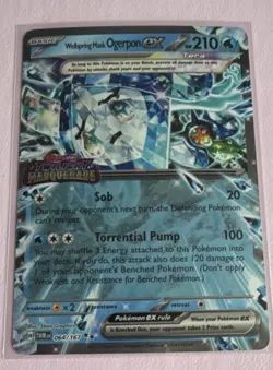 Pokemon ex Twilight Masquerade: Wellspring Mask, Hearthflame Mask Ogerpon - Image 1