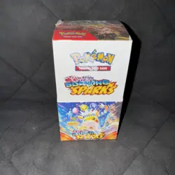 🔥 Pokemon Surging Sparks Booster Box (UK Half 18 Packs) Minor Damages NEW! - Image 1