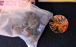 Pokemon LockDown + BodyGuard Theme Deck (2 Complete) Fossil Holo Vintage Coin - Image 3