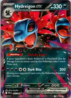 2025 Pokemon SV: White Flare Hydreigon ex #067/086 Double Rare - Image 1