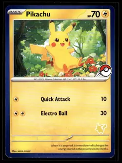 Pokemon TCG Pikachu My First Battle Blue Border - 32926* - Image 1