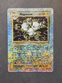 Pokemon Magneton Reverse Holo Rare Legendary Collection 28/110 English TCG - Image 1