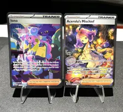 🔥💥Iono & Acerola's Mischief Special Illustration Rare Pokemon. Lot Bundle📣🔔 - Image 1