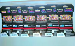 Pokemon TCG Mega Evolutions Phantasmal Flames Packs in sleeves lot of 6 NEW - Image 2