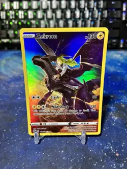 Pokemon TCG Brilliant Stars Zekrom TG05/TG30 Ultra Rare Holo Basic 130 HP - Image 1