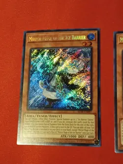 x2 Pair Of -Mirror Mage of the Ice Barrier - BLTR-EN007 - Secret Rare VLP x2 - Image 3
