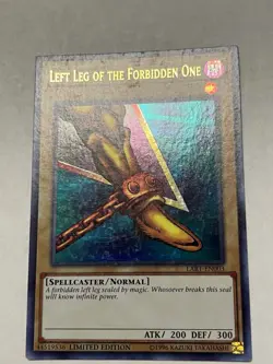 Left Leg of the Forbidden One LART-EN030 Ultra Rare Limited Edition Light Play - Image 2