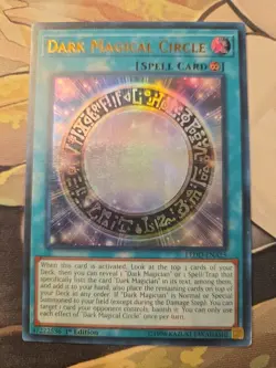 Yugioh! Dark Magical Circle x 3 - 1st ed Ultra Rare - LEDD-ENA15 - MP - Image 1