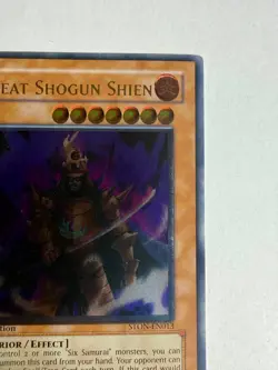 Great Shogun Shien Ultimate Rare Ston-en013 1st Edition LP Yugioh - Image 4