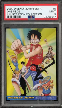 Weekly Jump Festa One Piece Illustration Coll. #5 PSA 9 Mint - Image 1