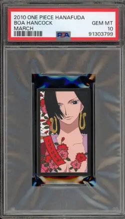 One Piece Hanafuda Boa Hancock March PSA 10 Gem Mint - Image 1
