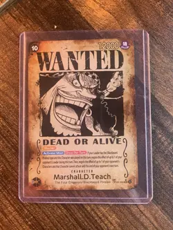 Marshall.D.Teach OP09-093 Wanted Poster Emperors in the New World One Piece TCG - Image 1