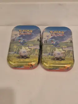2 x Pokemon TCG Ascended Heroes Mini Tins New and Sealed Togepi & Totodile - Image 1